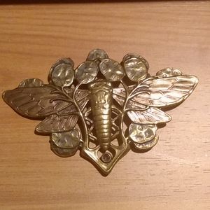 Vintage large Cicada brooch